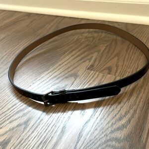 Gap black patent leather belt Medium